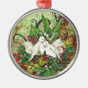 Pombas da tartaruga & ornamento de Deco