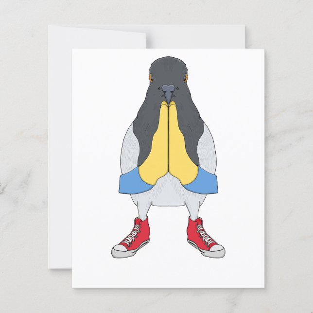 Pombo com Sapatos (Frente)