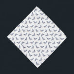 Pombos Pet Bandana<br><div class="desc">Este design apresenta um padrão de pombo-cinza bonito.</div>