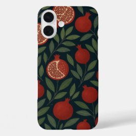 Pomegranato e Padrões de Folhagem