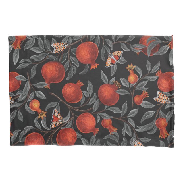 Pomegranatos e Bella Moths em vermelho e cinza (Frente-Esquerda)