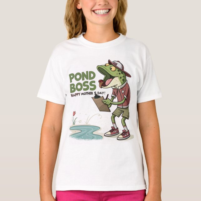 Pond Boss T-Shirt for Mother's Day (Frente)