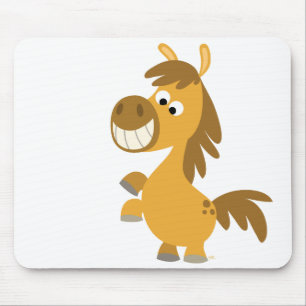 Pônei impetuoso Mousepad dos desenhos animados