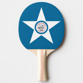 Pong Bandeira da cidade de Houston, Raquete de ping pon