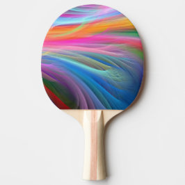 Pong Raquete de Ping Pong/Abstrato Multicolorido