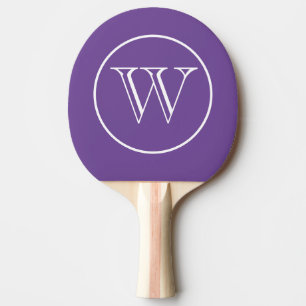 Pong Raquete de Ping Pong-Letra Monograma