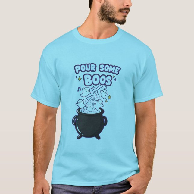 Ponha algumas camisetas de boos | Dia de as Bruxas (Frente)