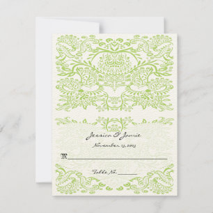 Ponha e Dobre Cartões de Casamento