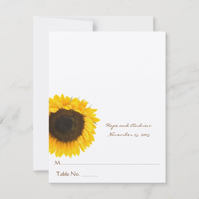 Ponha e Dobre Cartões de Casamento (Frente)