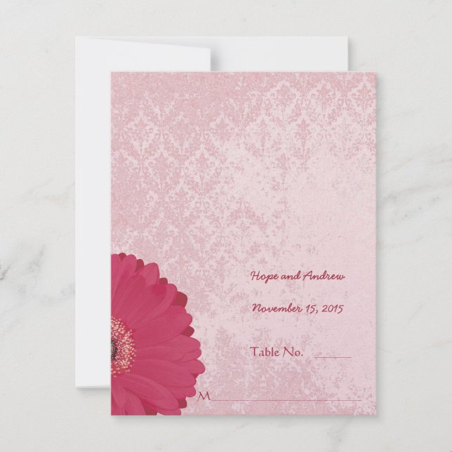 Ponha e Dobre Cartões de Casamento (Frente)