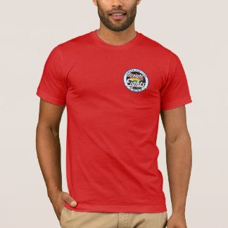 Ponta o hetero T Camisa (Logotipo frontal e trasei