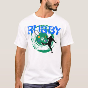 Pontapé do t-shirt dos fãs do rugby de Ireland