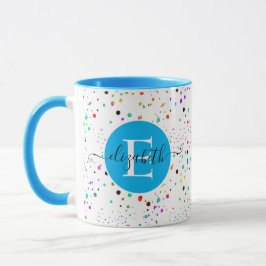 Pontas coloridas, caneca personalizada