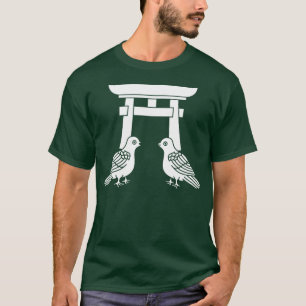 Pontas viradas e T-Shirt Torii