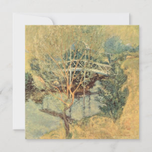 Ponte Branca por Twachtman, Impressionismo Vintage