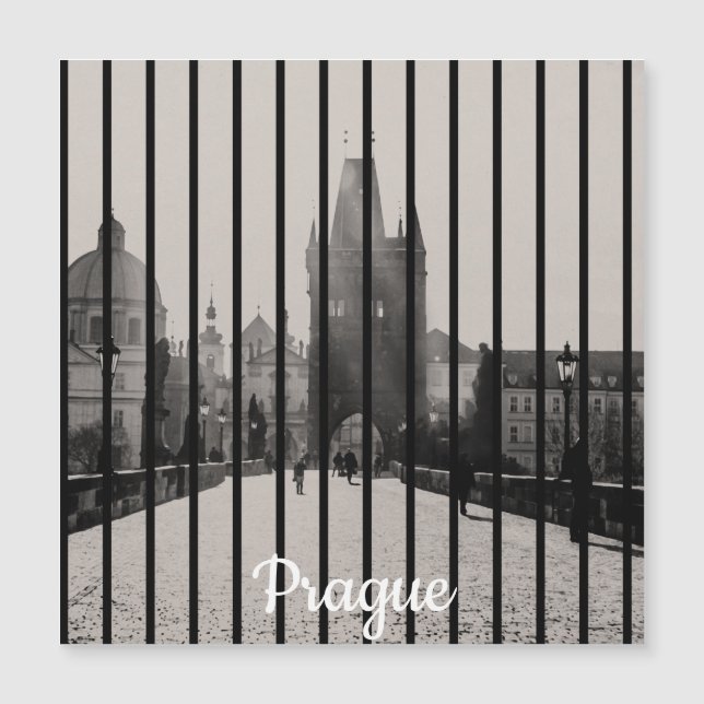 Ponte Charles em Praga Magnet (Frente)