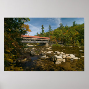 Ponte coberta por albany, NH Impressão