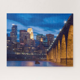 Ponte com arco de pedra Minneapolis quebra-cabeça