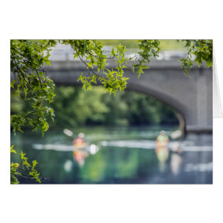 Ponte da rua do arsenal, Charles River, cartão