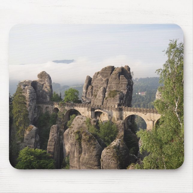 Ponte de Bastei no mousepad saxão da suiça (Frente)