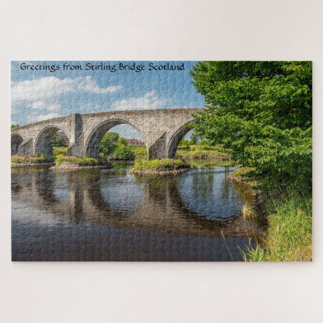 Ponte de Stirling Escócia. Quebra-cabeça (Horizontal)