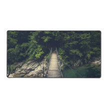 Ponte de suspensão simples rio Idrijca, Eslovênia