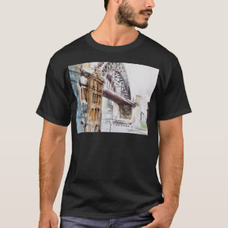 Ponte de Tyne da camiseta do decano Rua Preto