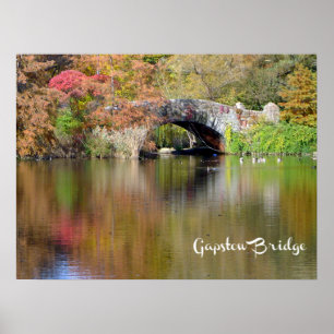Ponte Gapstow, Central Park, NYC - poster
