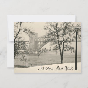 Ponte Hellgate, cartão postal Astoria Nova York