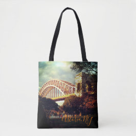 Ponte Inferno No Outono, Astoria, NY Tote Bag