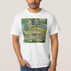 Ponte japonesa de Monet com o t-shirt dos lírios
