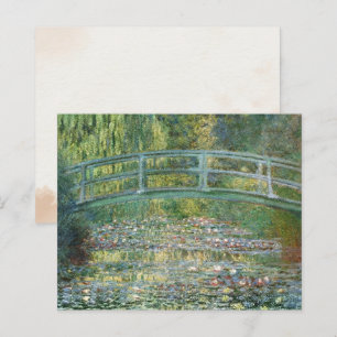 Ponte Japonesa Lírio de Água Arte de Claude Monet