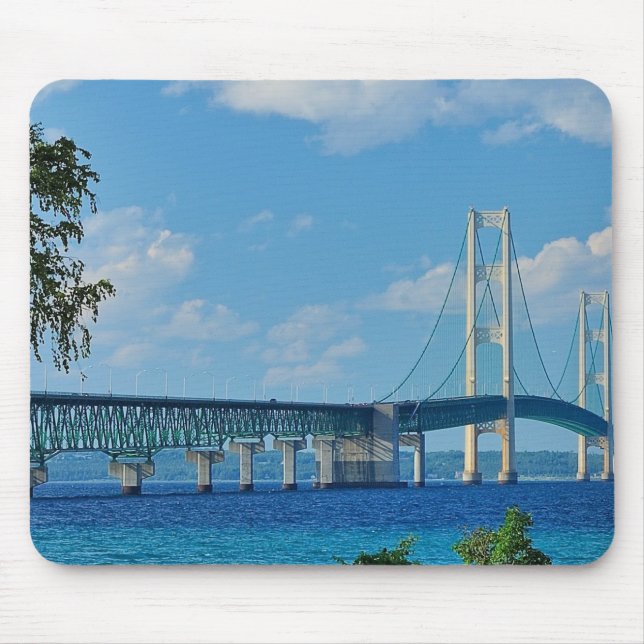Ponte Mackinac do Mousepad (Frente)