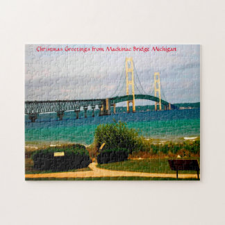Ponte Mackinac Michigan. Quebra-cabeça