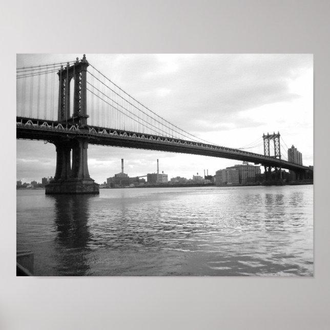 Ponte Manhattan - poster 15 x 11 - Sem borda (Frente)