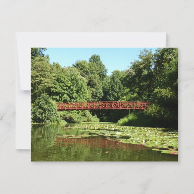Ponte no lago Centenário na cidade de Ellicott (Frente)