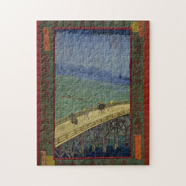 Ponte no quebra-cabeça da chuva (Vertical)