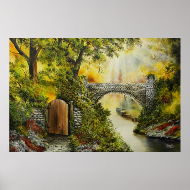 Ponte para cruzar Impressão (Frente)