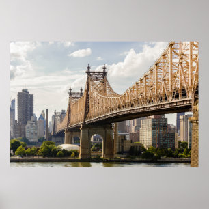 Ponte Poster Queensboro NYC Nova York