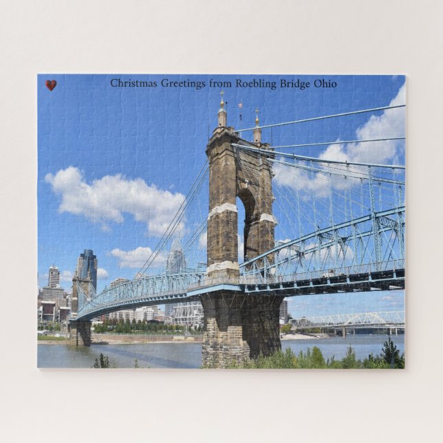 Ponte Roebling Ohio Quebra-Cabeça (Horizontal)