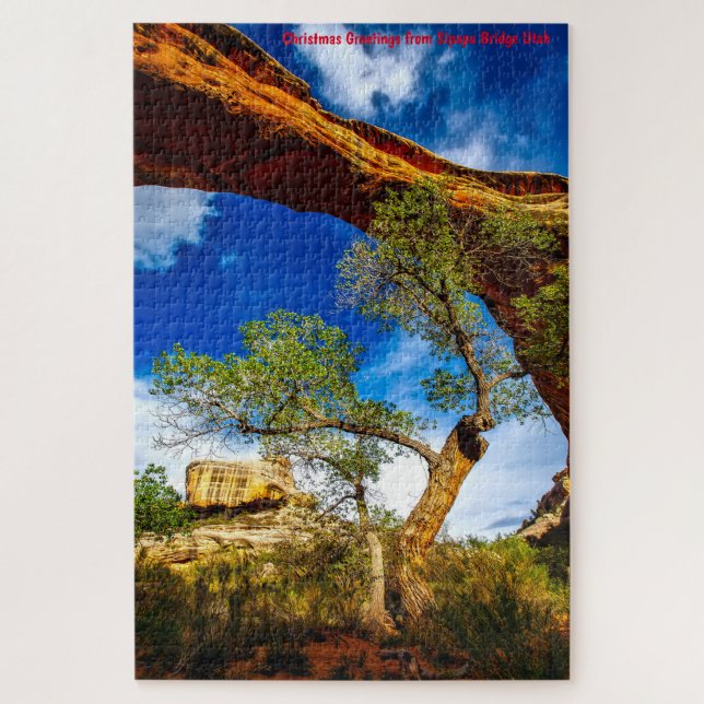 Ponte Sipapu Utah. Quebra-cabeça (Vertical)