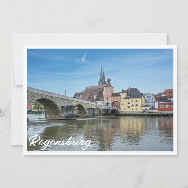 Ponte Stone em Regensburg, Alemanha (Frente)