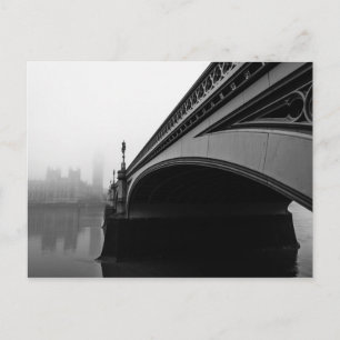 Ponte Westminster de Londres no cartão postal Thi