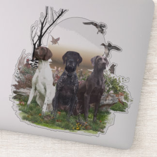 Ponteiro Alemão de Cabelo Curto    Adesivo