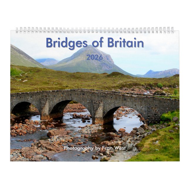Pontes do Calendário de 2026 da Grã-Bretanha (Capa)