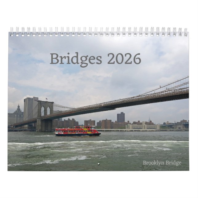 Pontes, um calendário de Fotografia de 12 meses 20 (Capa)