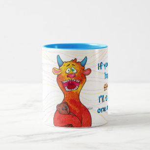 Pontilhe o monstro, caneca