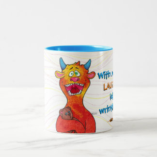 Pontilhe o monstro, caneca