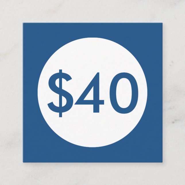 ponto azul do certificado de oferta (Frente)