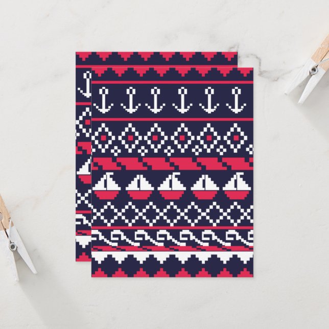 Ponto de cruz náutica (Frente/Verso In Situ)